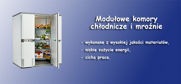 Modułowe komory chłodnicze